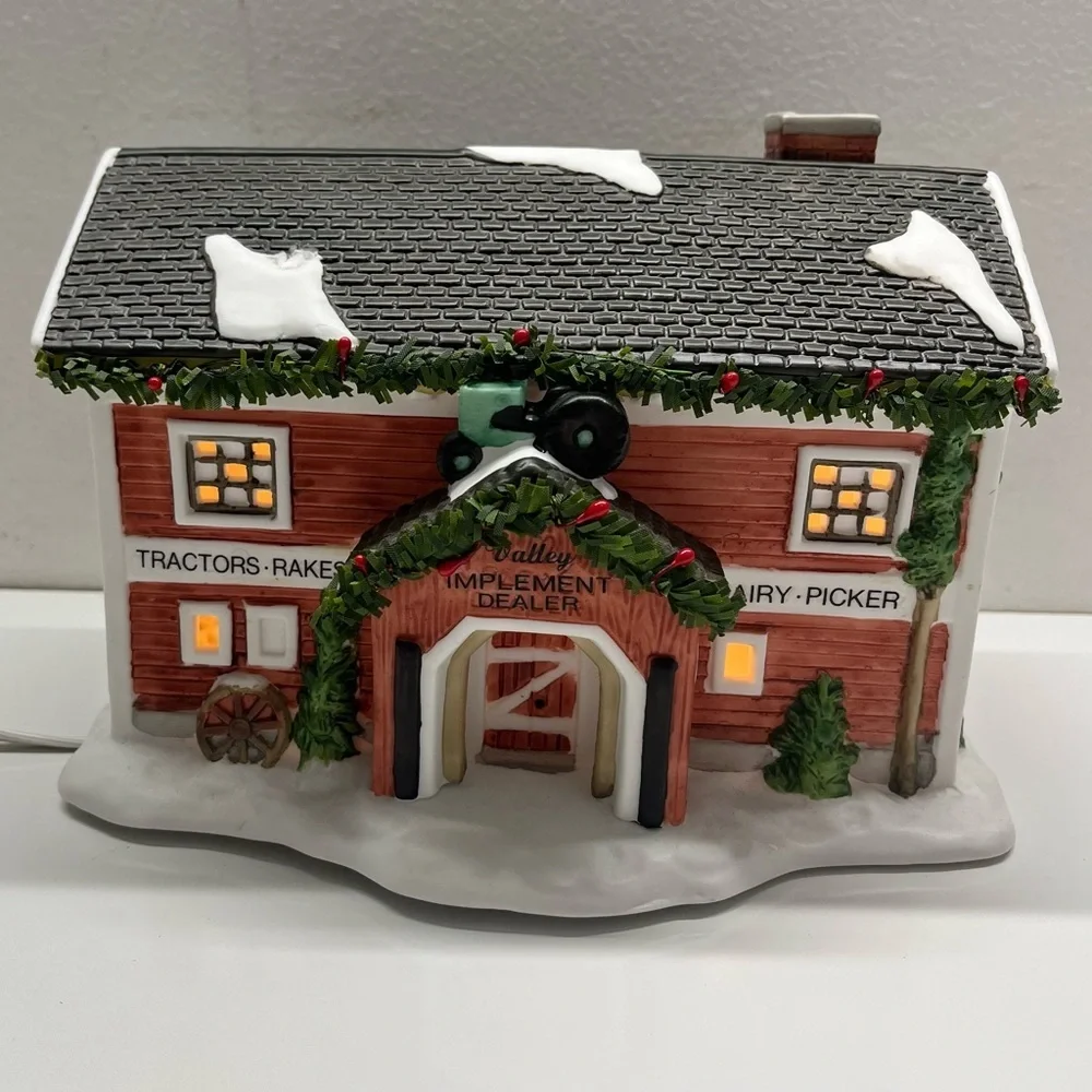 Christmas Valley Collection Valley Implement Dealer Light Up Christmas  Ceramic‎